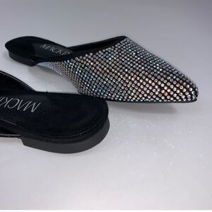 Rhinestone Studded Mules size 6